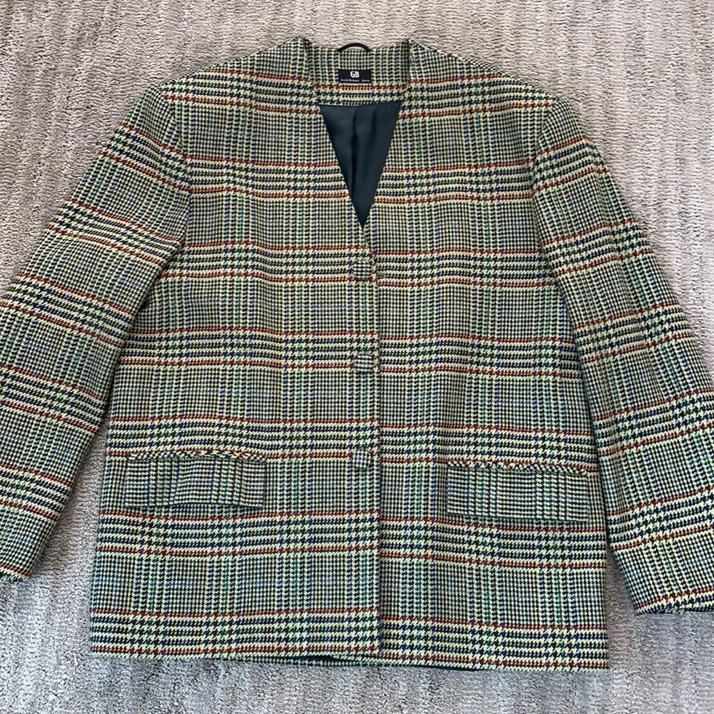 Men’s Vintage plaid jacket Guido Bednarz Berlin